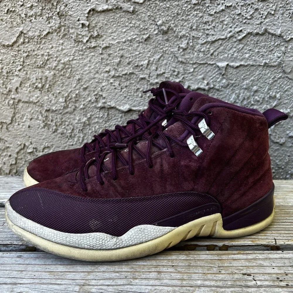 Jordan Shoes Men Size 11.5 Air Jordan 12 Retro Bordeaux 2017 Burgundy High Top